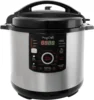 12 Quart Digital Pressure Cooker with 15 Preset Options and Glass Lid, Silver 1