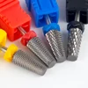 5 in 1 Nail Drill Bits Tungsten Steel Cross Teeth Manicure File Nail Cutter Acrylic or Hard Gel Nail Polish Remove Drill Bit 1