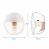 Wearable Breast Pump Hands Free Electric Breast Pumps Invisible Silent Pain Free Feeding Pump with 24mm Flange 150ml Capacity 6