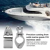 2pcs 316 Stainless Steel Boat Marine Hinged Upper Jaw Slide Hinge Hardware Fittings 20mm/22mm/25mm/30mm/32mm Jaw Slide Hardware 6