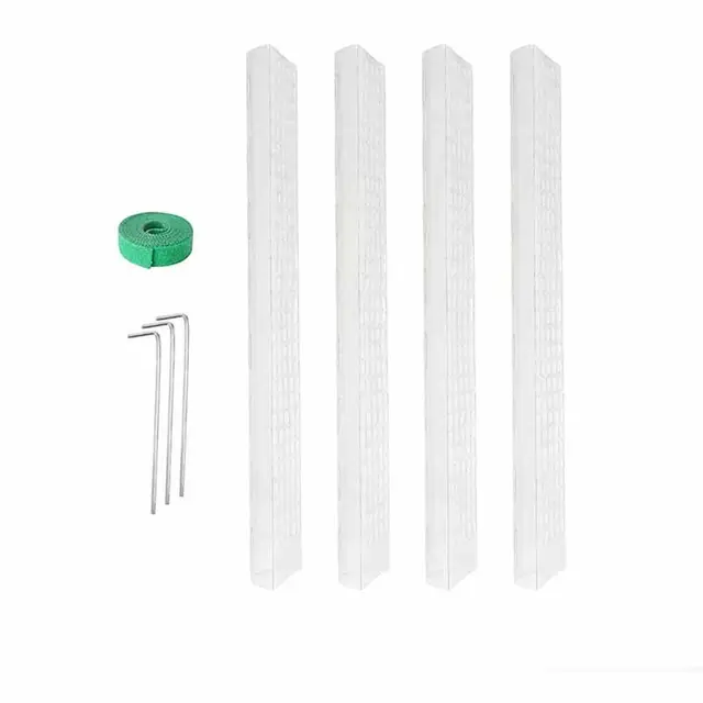 4Db -Os Növényoszlopok Beállított Vonatnövények Felfelé Nőnek A Kerti Növények Támogatása Beltéri Mászó Számára - Image 6