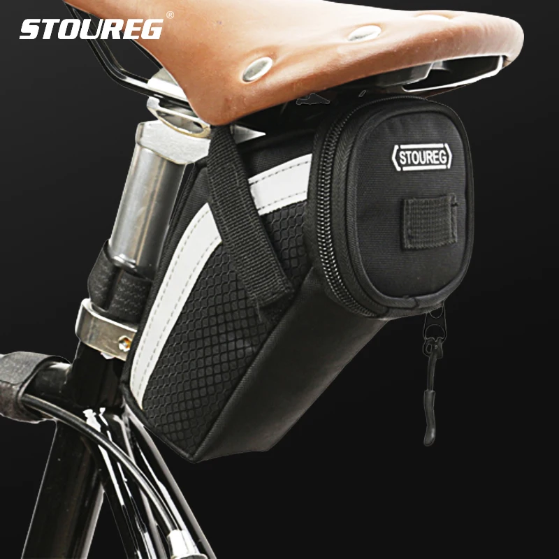 Nylon Bike Saddle Bag Pouch MTB Bicycle Tail Rear Bags,Cycling Seat