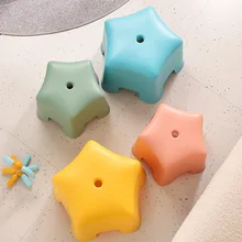 

Stackable Plastic Stool Thickened Stool Home Baby Non-Slip Stool Cute Starfish Small Bench Low Stool