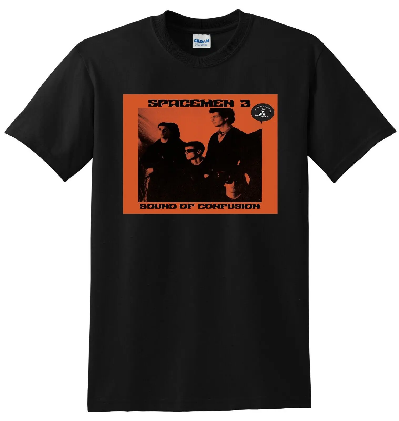 Spacemen 3 T Shirt Sound Of Confusion Vinyl Cd Cover Small Medium Large O Xl Maniche Lunghe O Corte
