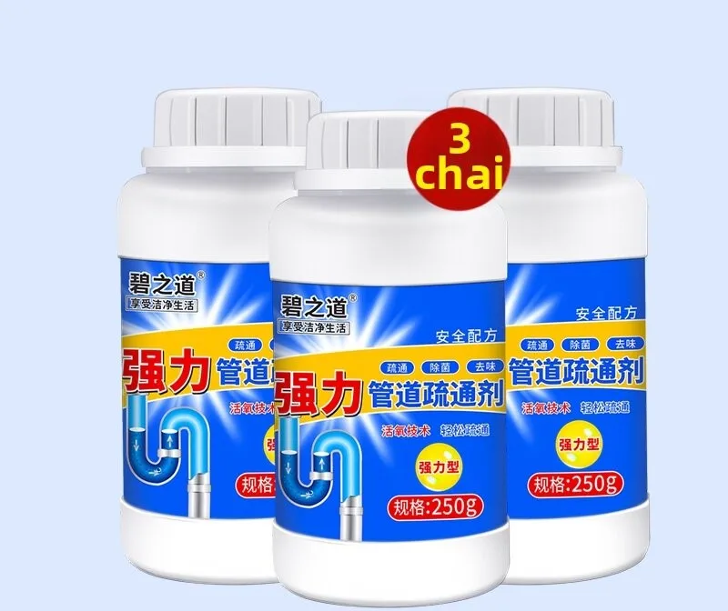 PITT ROAD | Bột Thông Cống Mạnh Chống Tắc Nghẽn Bồn Cầu Khử Mùi Hiệu Quả