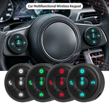 Telecomando Wireless a 10 Tasti per Volante Auto, Compatibile con Radio, DVD, GPS e Lettore Multimediale