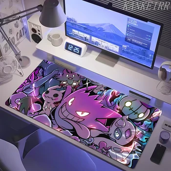 Tappetino per mouse Accessori da gaming PC Gamer Tappetino XXL per scrivania computer Laptop Varmilo Pokemon Gengar Tappetini per tastiera Mousepad