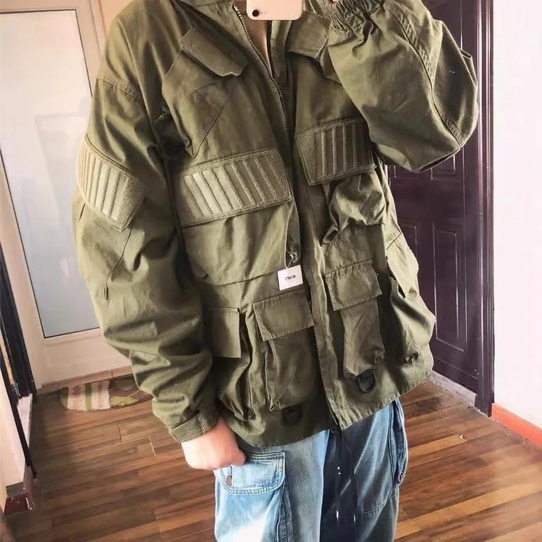 

2023 WTAPS style MODULAR LS01 tooling multi pocket eight bag functional jacket WY736