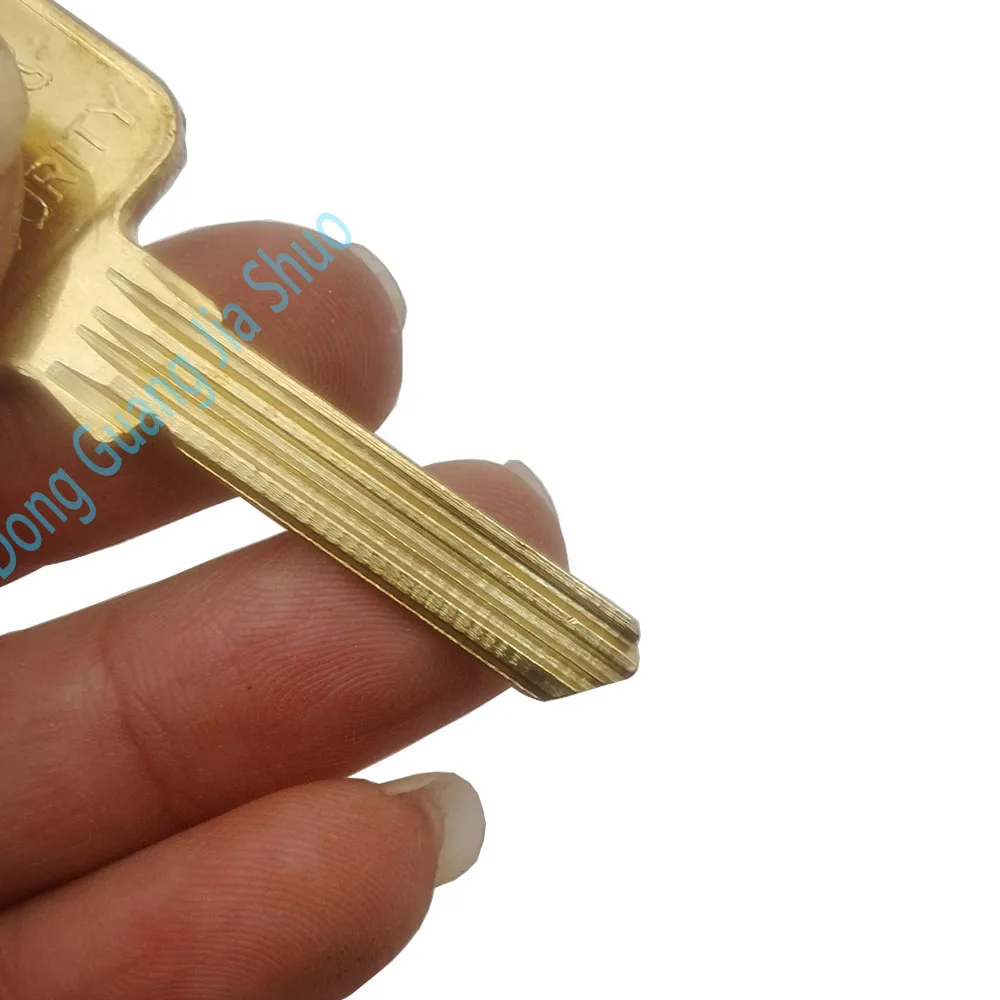 5PCS Keyblank Europe Germany JS M3 M2 LD2 Everyday Key Blanks Steel Key Blanks for Locksmith Chute