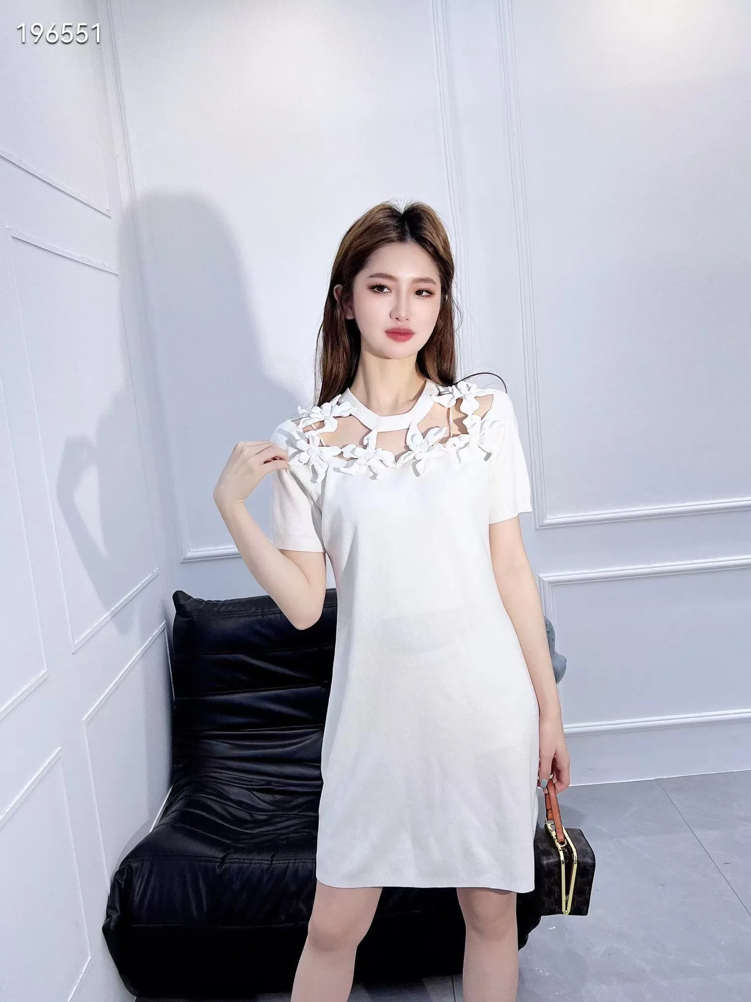 

qs0395 High quality New Fashion Women 2024 spring Dress Luxury European Design party style dress