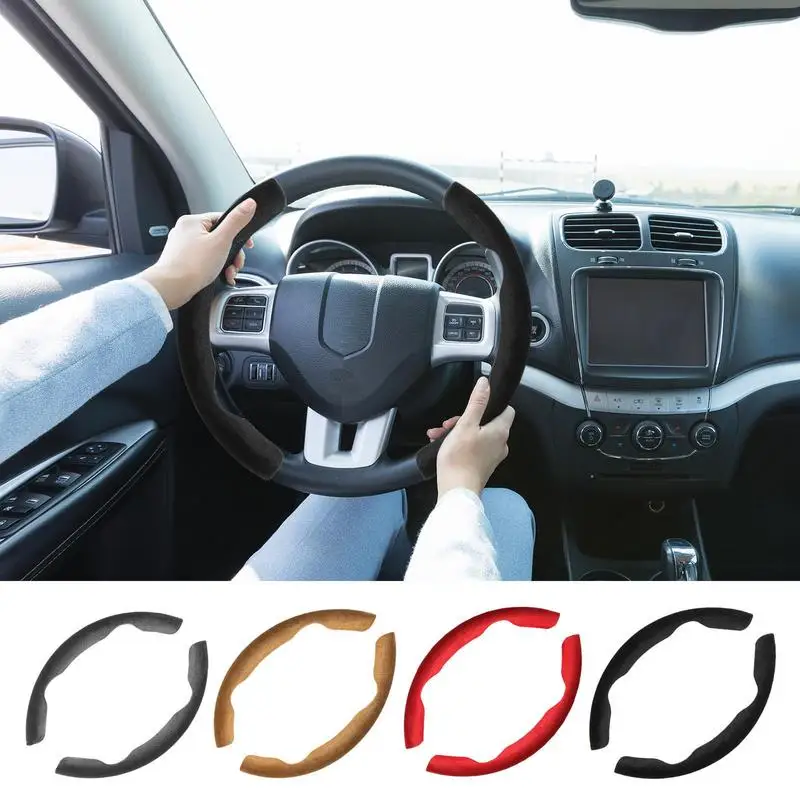 

Steering Wheel Protector Segmented Steering Wheel Protectors Cozy And Soft Car Accessories For Minivan Sedan Caravan SUV Trucks
