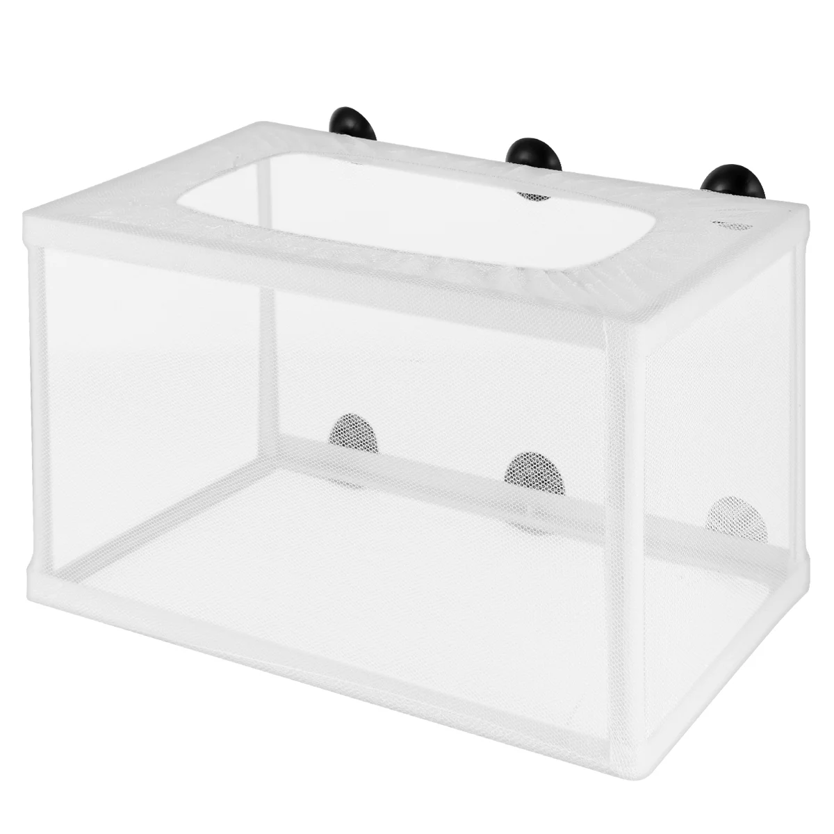 Durable Fish Breeding Net Hatchery Isolation Box Aquarium Tank Fish Breeder With Suction Cups Pet Products Plastic Frame Live