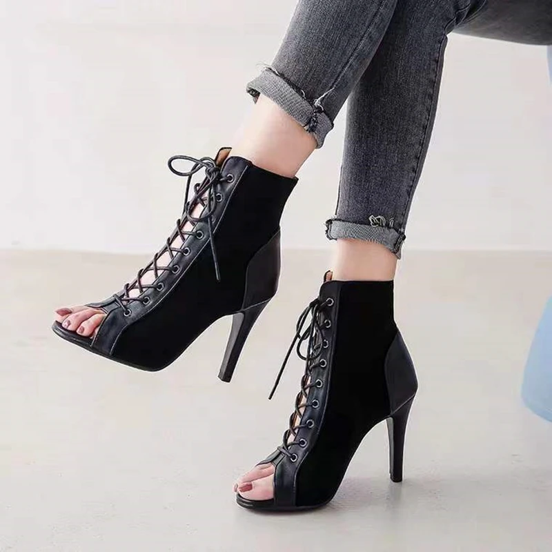 [OPEN YY]◆韓国大人気◆ LACE-UP POINTY HEEL ◆追跡可◆ OPEN YY
