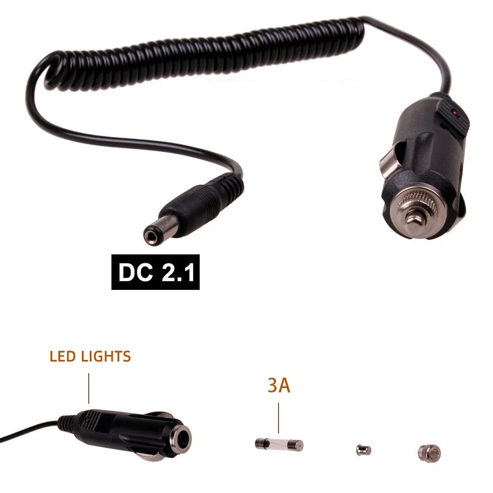 ڵ   12V ڵ   ÷   ̺  ڵ DC5.5x2.1mm  Ŀ  ÷