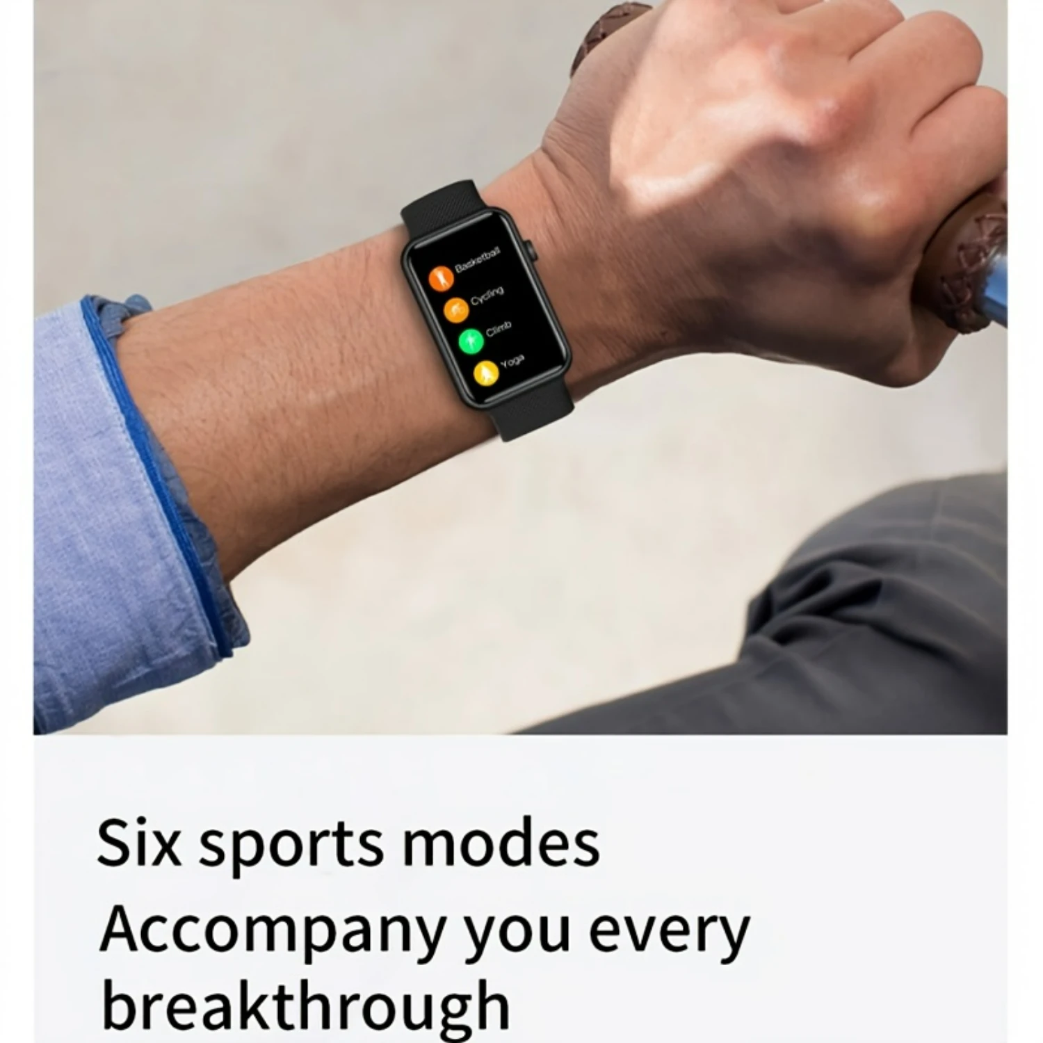 Top-Notch SmartWatch with Smart Black Fitness Tracker and Make/Answer Call Functionality for Men and Women. 1.57'' Smart Activit