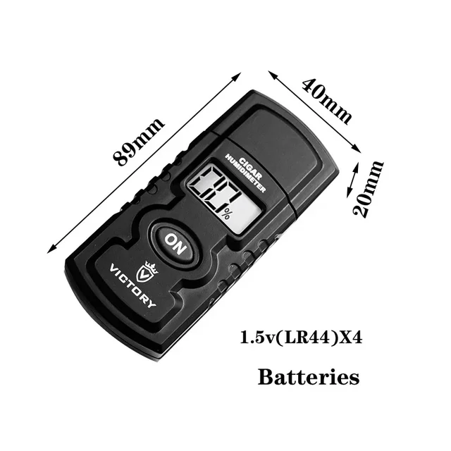 Portable Digital Cigar Electronic Humidometer Cigar Internal Measurement of Humidity Needle Cigar Accessories Gifts Golf Lover - Image 6