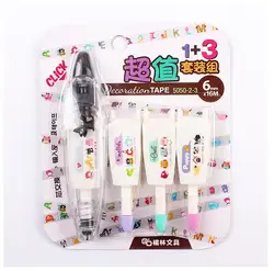 Kawaii Animal-Themed Decorative Correction Tape for Journals and Art Projects (Cat Set)