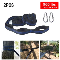 Durable Outdoor Tree Swing & Hammock Hanging Kit with Heavy-Duty Straps and Carabiners (2.5x200cm)