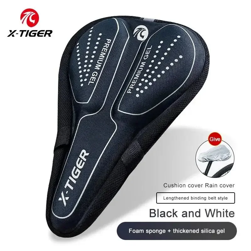 X-TIGER Bicycle Seat Cushion Cover 3D Gel Sponge Polymer