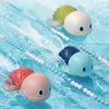 1/3PCS Baby Bath Toy Water Chain Clockwork Bathing Cute Swimming Turtle Toy Toddler Pool Beach Classic Toy For Kid Water Playing 4