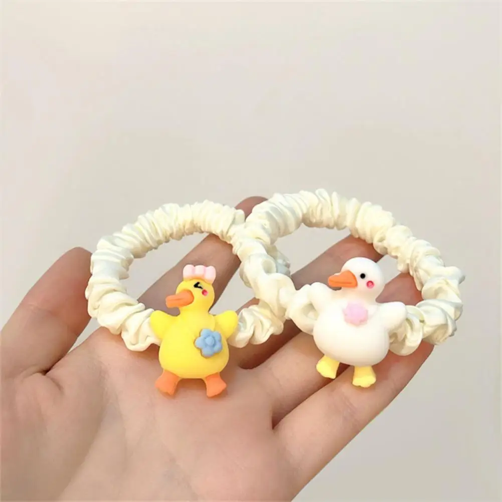 

Duck Themed Hairpin Adorable Duck Themed Hair Accessories Set 2pcs Cartoon Yellow Duck Decor Hair Pin Elastic Hair for Girls