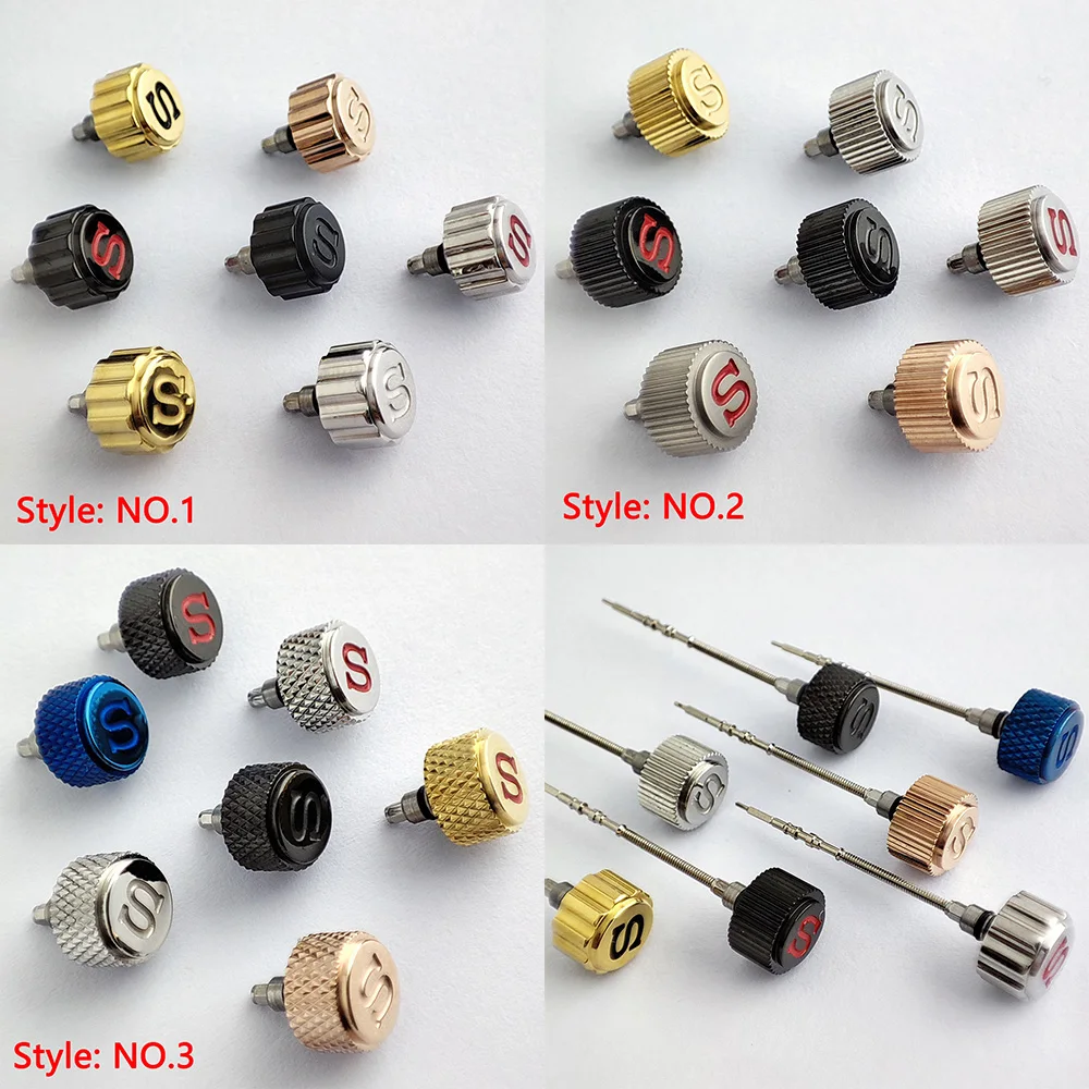 Stainless-Steel-Watch-Crown-Fits-NH35-NH36-4R35-4R36-7S26-Movement ...
