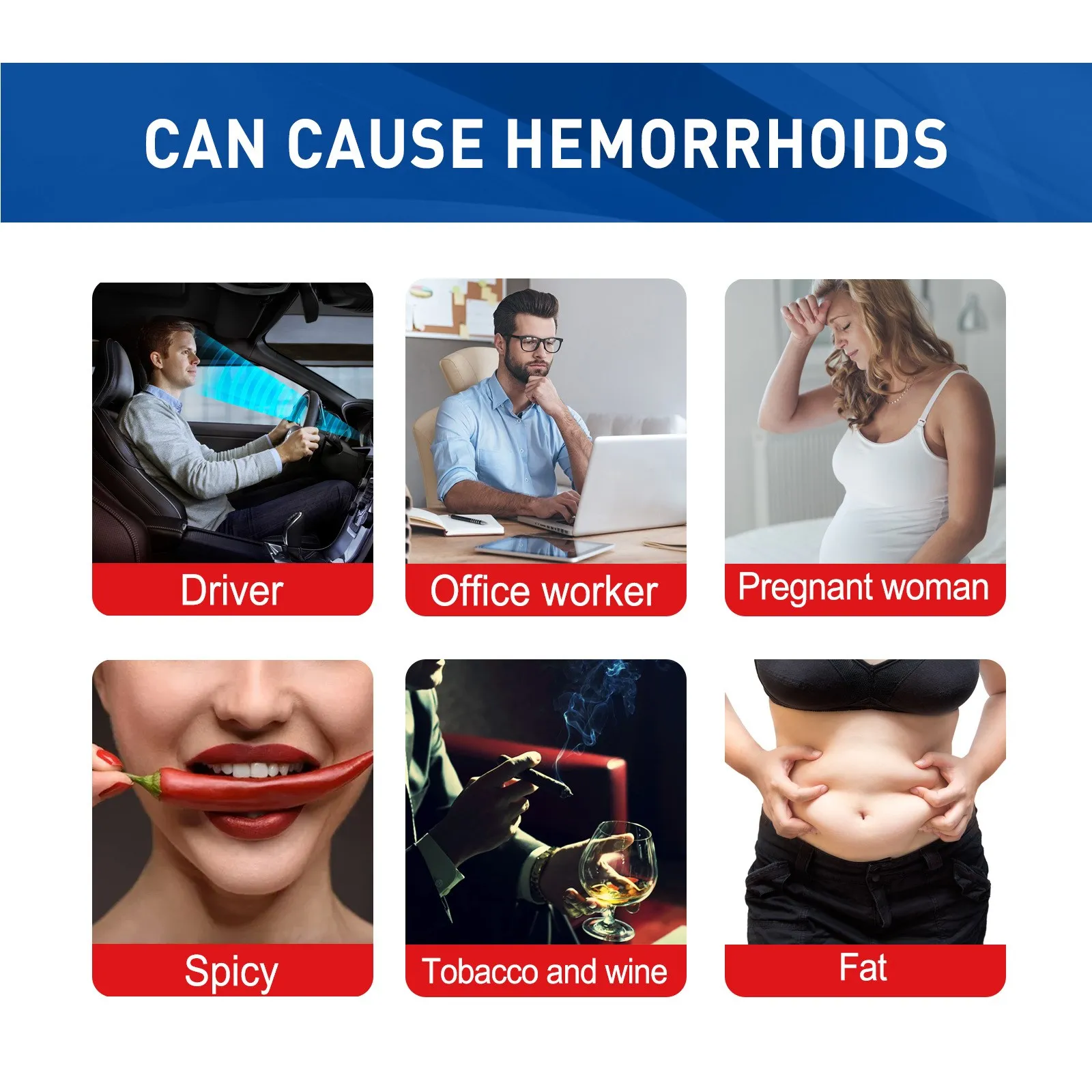 Hemorrhoids Swelling Cream Antibacterial Anti-Inflammatory Internal Mixed Piles Bleeding Fissure Anal Pain Relieve Ointment 20g