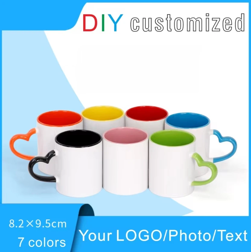 Custom Ceramic Mug Coffee Cup Print Photo Text Couple Family Outdoor Personalized Coffee Milk Cup Creative Gift Lovely Gift