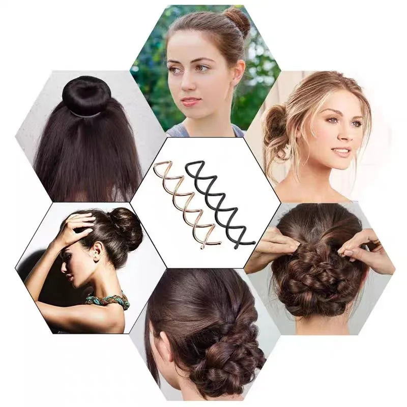 Women Spiral Hairpin Girls Minimalist Twist Barrette Lady Helical Hairclip Female Fixed Shape Bobby Pin Headwear Hair Accessory