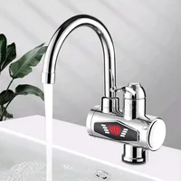 Robinet de chauffe-eau électrique ue 220V 3000W, avec pomme de douche 3S, chauffage rapide, eau chaude instantanée pour la cuisine 6
