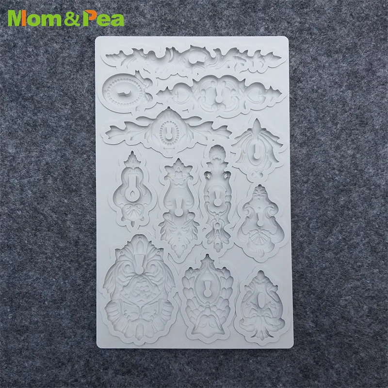 Силиконовая форма для украшения торта Mom &amp Pea YS8065 3D мастики пищевого класса |