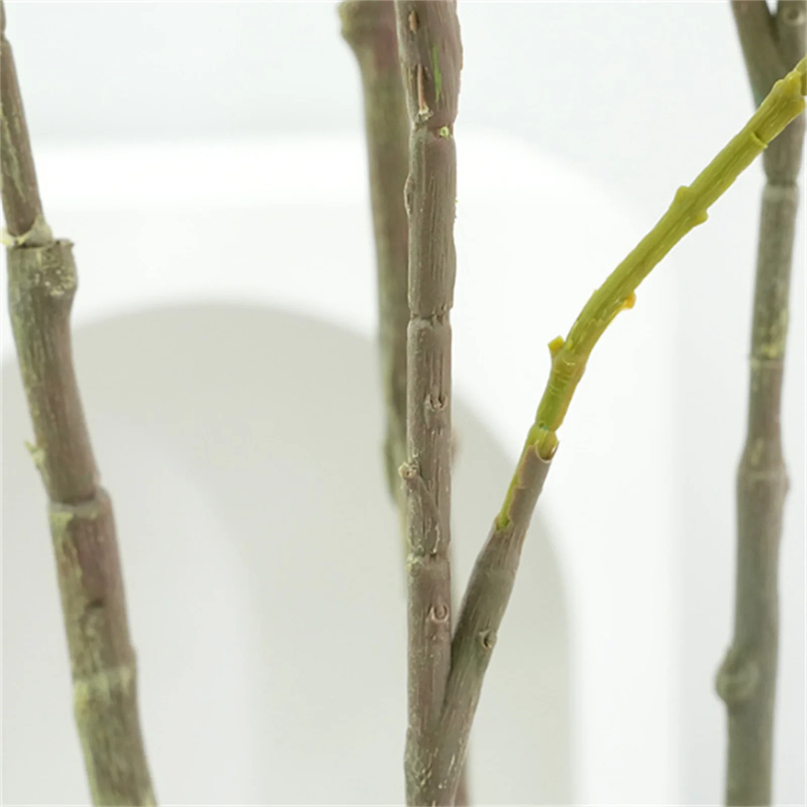 Künstlicher Ficus-Baum, simulierter Ficus-Baum mit Blättern, gefälschter Baum, künstliche Grünpflanzen für Wohnzimmer, Balkon, Eckdekoration – Detail 7