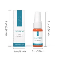 15ML FAMISOO henné lèvres encre de tatouage professionnel maquillage Permanent Pigment Rose lèvres Pigments Micropigmentation tatouage Supplie 6