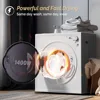 2.6 Cu.Ft Portable Clothes Dryer,Electric Compact Front Load Tumble Laundry Dryer with Stainless Steel Tub & Easy Control Knob 2