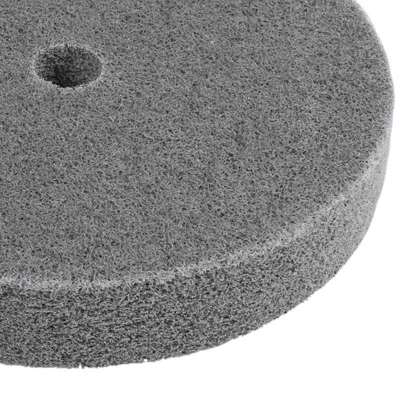 1 Pcs 180 Grit Fiber Wheel Polishing Disc 1 Set 8 Inch 200Mm Steel Flat Wire Wheel Brush Adaptor Rings