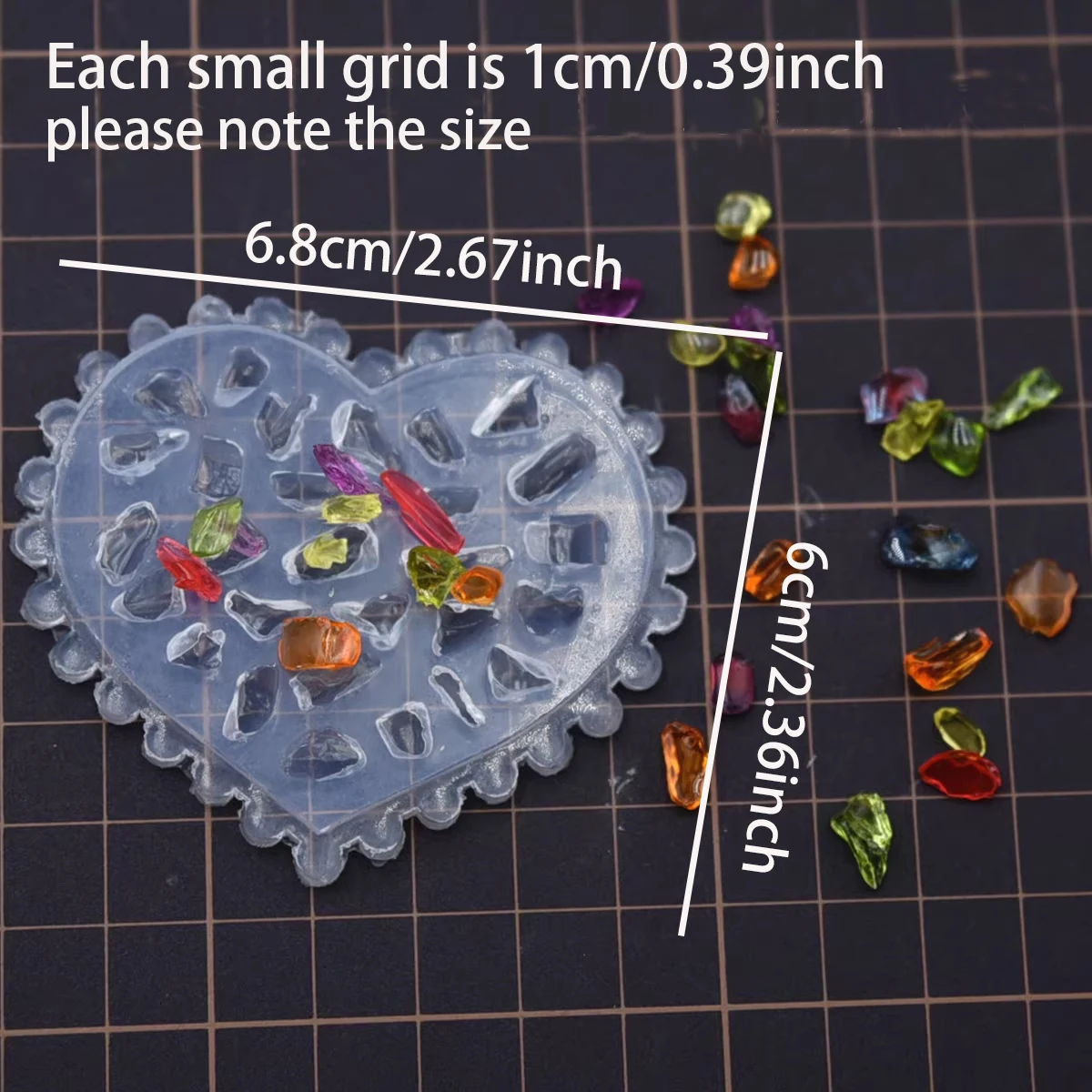 1PC Stone Flower Silicone Mold For Nails Decorations 3D Acrylic Stamping Plates DIY Design Manicure Mold 4
