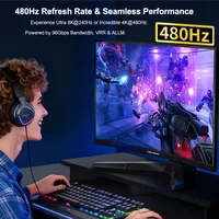 16K HDMI 2.2 Cable 96Gbps Ultra High Speed 8K120Hz 4K480Hz HDMI Cord HDCP 2.3 HDR10 for PS5/Xbox Series X|S/Roku TV/Gaming - Image 4