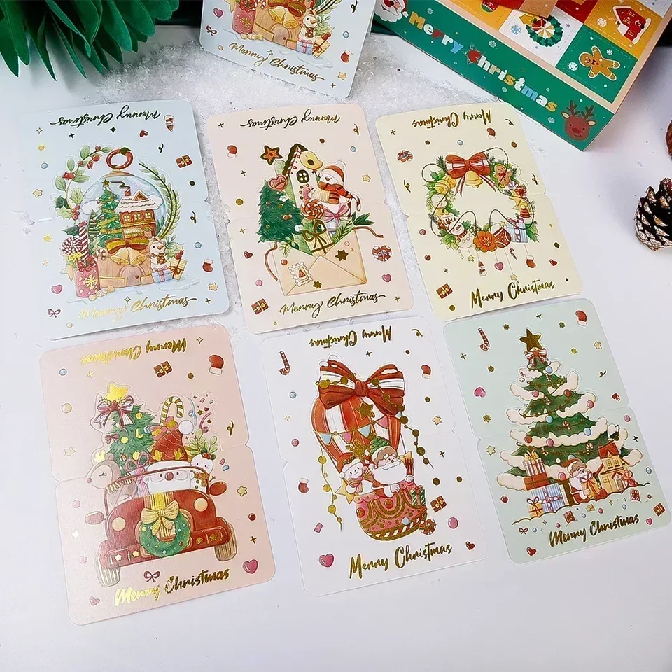 Shelter Circlet Christmas Card, Pack Of 10