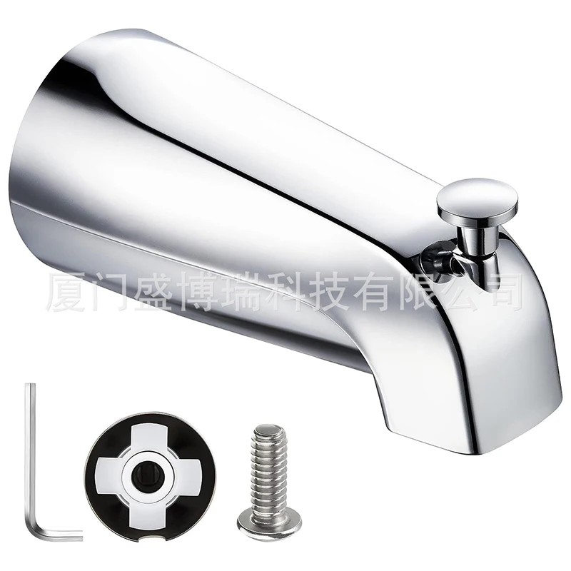 Multi-functional Pull Type Bathtub Faucet Zinc Alloy Durable Bathroom Tub Spout Inside Thread Bathtub Faucet Spout 5