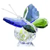 Crystal Butterfly with Ball Figurine 3