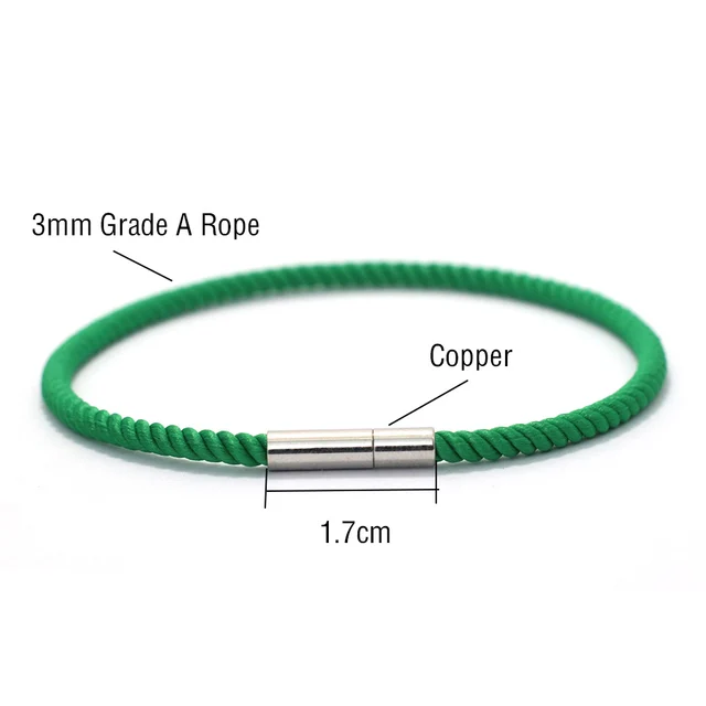 Noter 12 couleurs chanceux rouge chaîne Bracelet unisexe 3 tailles meilleur ami Couple cordon chaîne Bracelet tressé amitié bijoux Joias