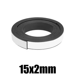 Versatile Self - Adhesive Magnetic Strip for Home and Office Organization (15x2mm)