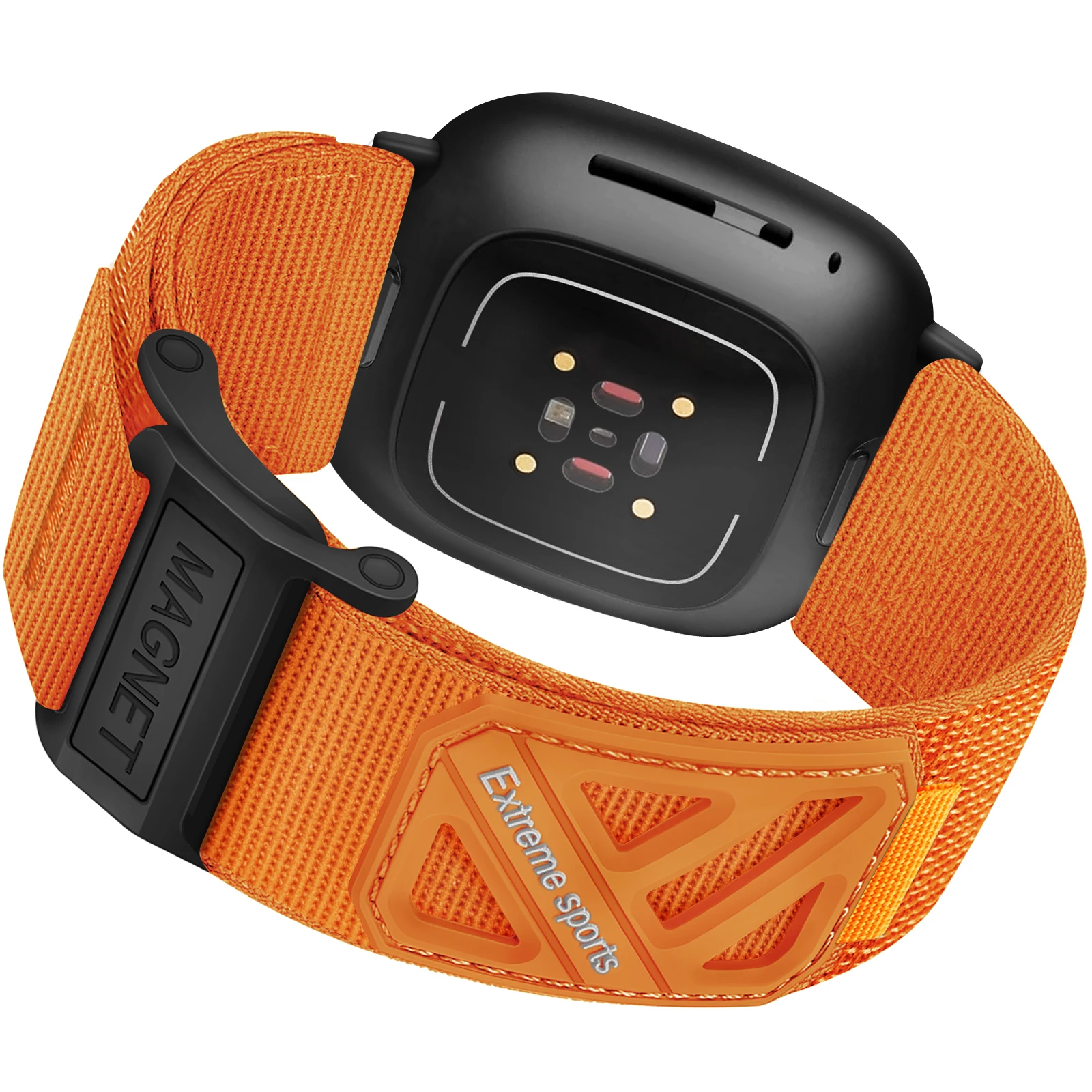 Men's Woven Nylon Magnetic Buckle Band in Nylon Strap Material