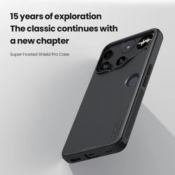 NILLKIN High - Quality Super Frosted Shield Matte Phone Case - Pc + tpu (Black)