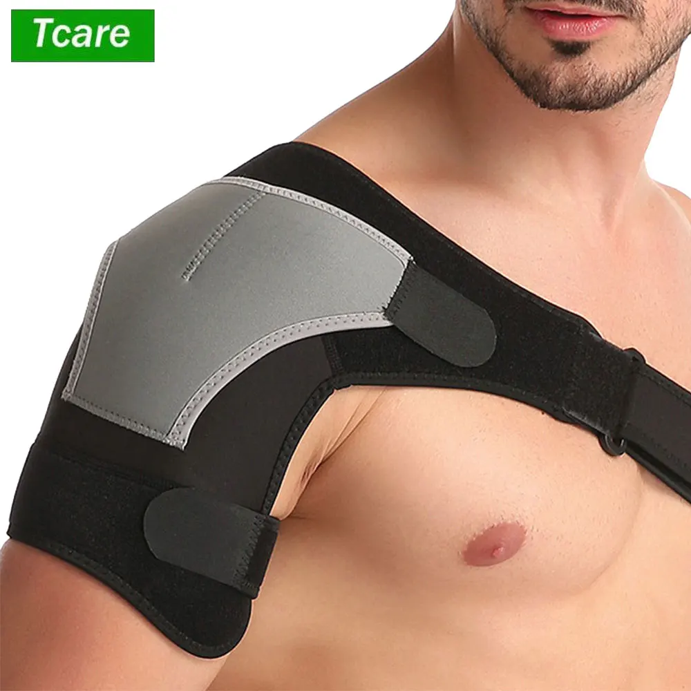 Sports Shoulder Stability Brace with Pressure Pad for Torn Rotator Cuff Dislocated AC Joint Labrum Tear Shoulder Pain Relief