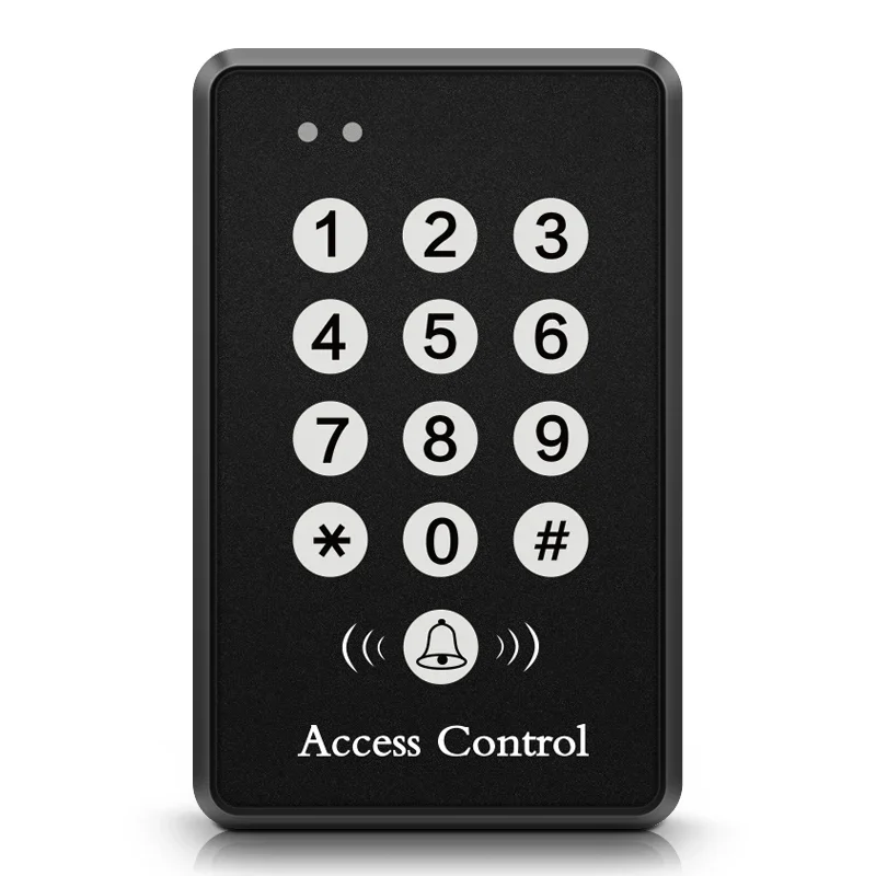 

Password Keyboard Door Lock RFID 125KHZ Proximity Recognition Card 1000 User Access Control System With Door Bell