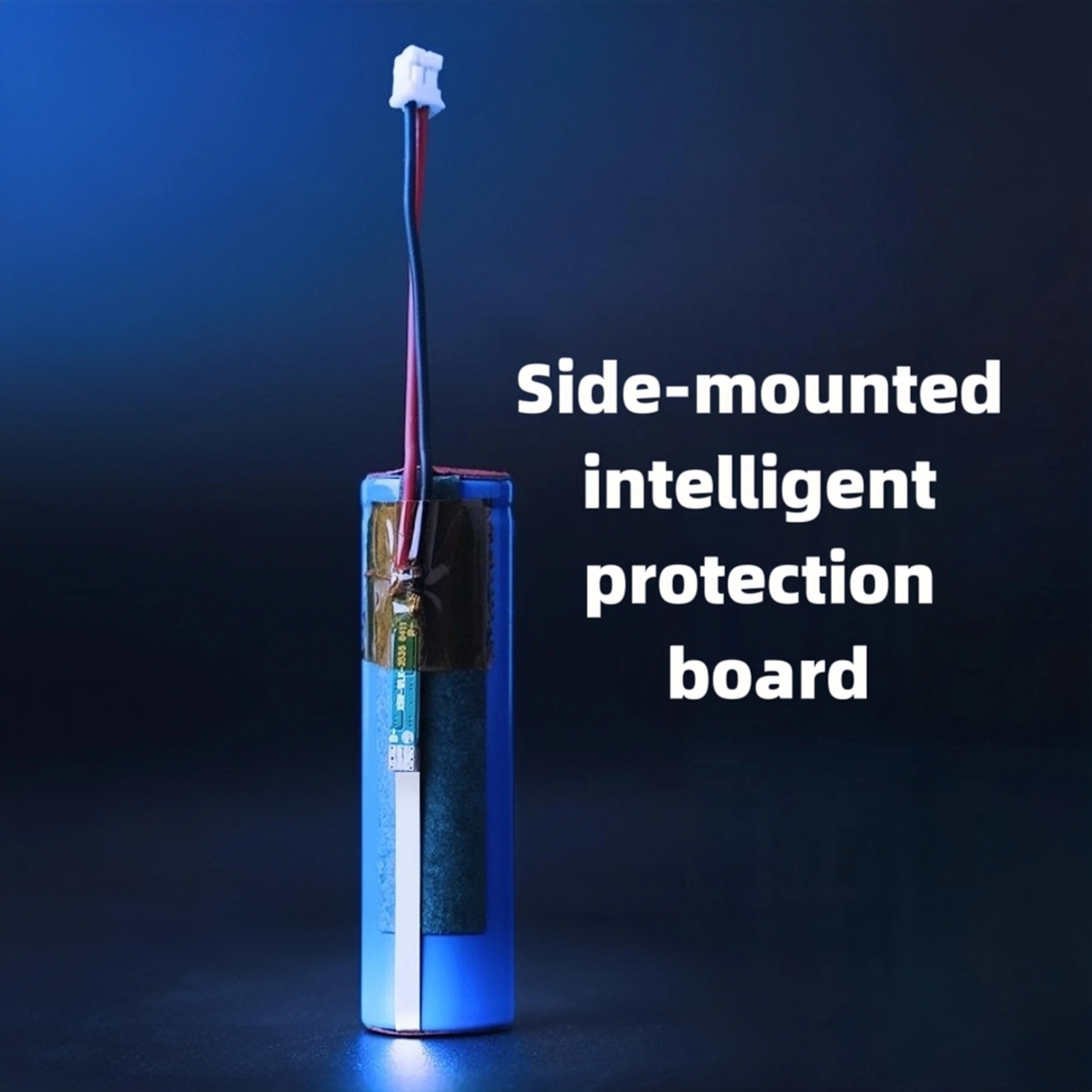 18500 3.7V 1400mAh Rechargeable Lithium Battery with Connector Wires for Flashlight Electric toothbrush Radio Keyboard Mouse