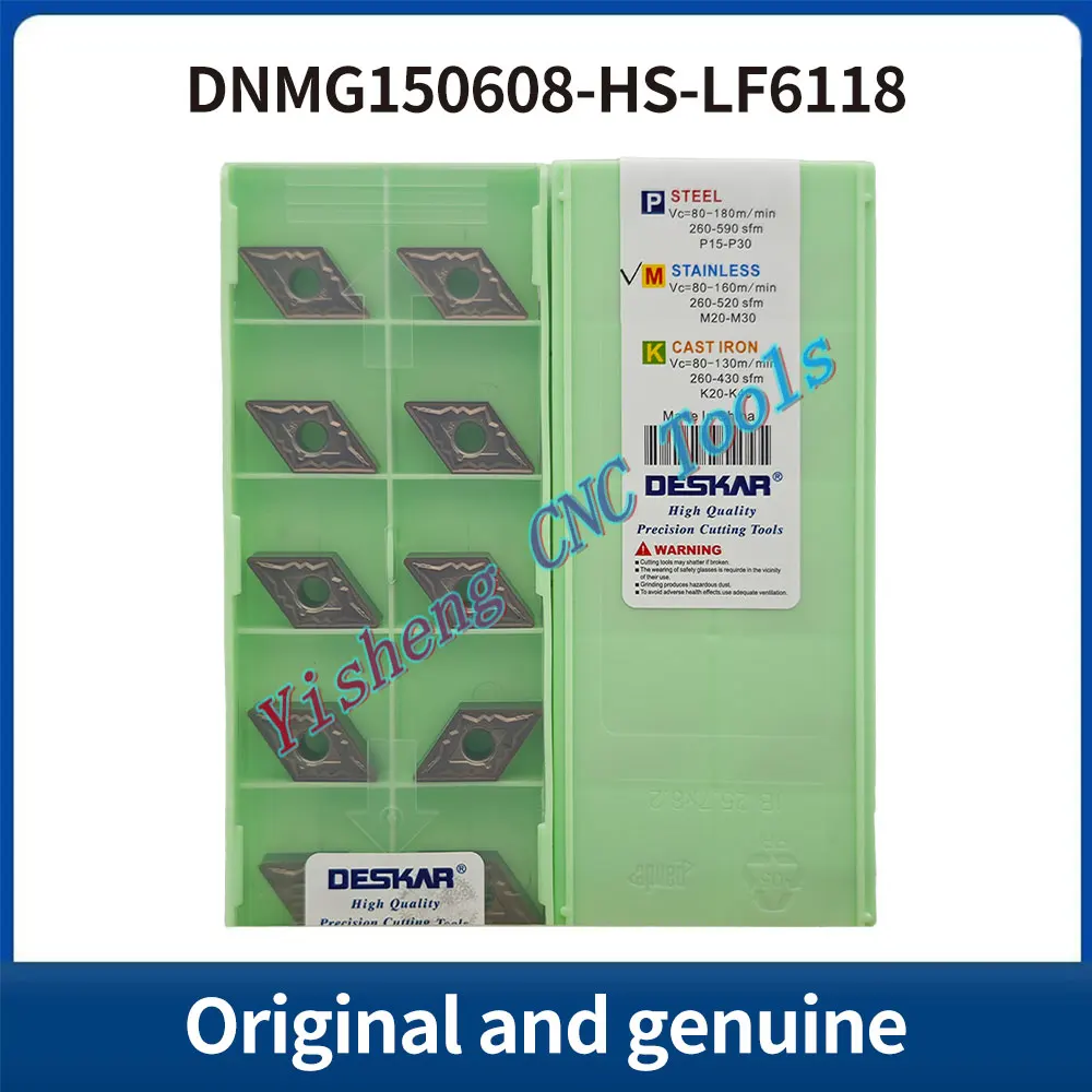 DESKAR 100% 오리지널 DNMG150604-HS DNMG150608-HS DNMG150608-HA LF6018 LF6118 LF6018S CNC 절삭 공구