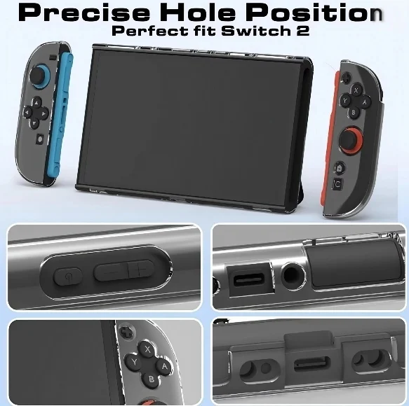 Ultimate Clear Protective Case for Nintendo Switch 2 Controllers