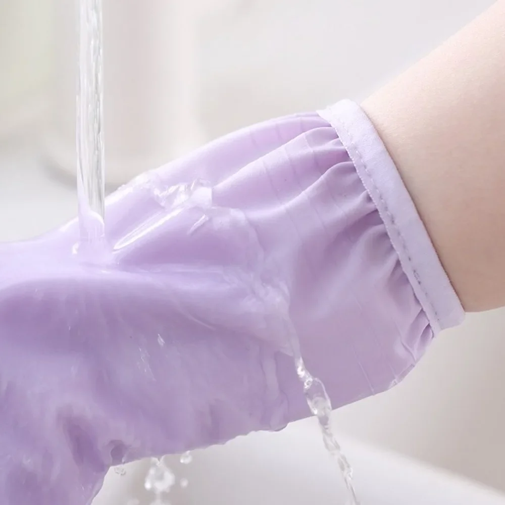 Household Rubber Glove Dishwashing Gloves Waterproof Gloves Clean Tool Laundry Kitchen Latex Gloves